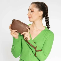 Lazarotti Bologna Leather Umhängetasche Leder 18 cm