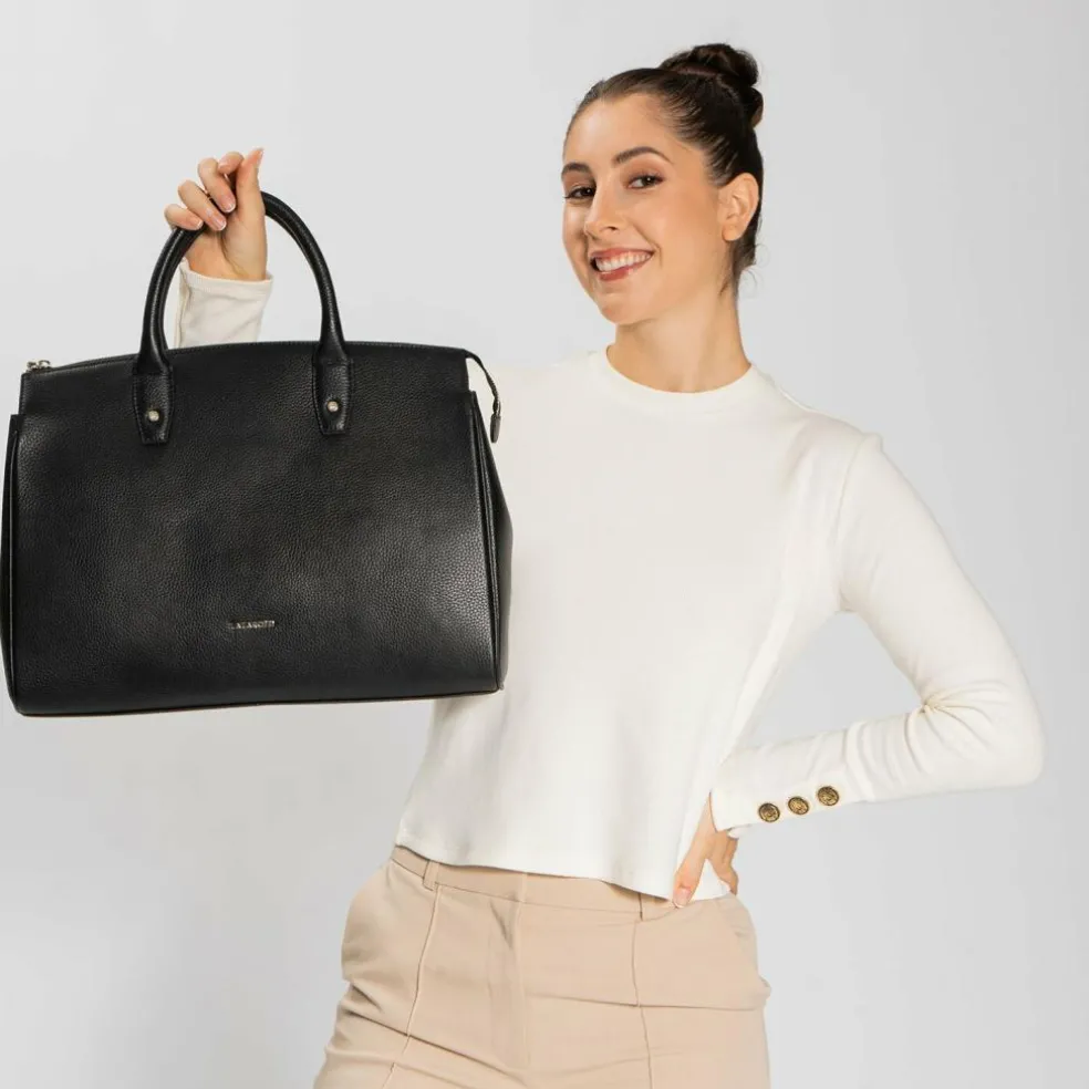 Lazarotti Bologna Leather Handtasche Leder 40 cm