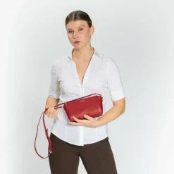 Lazarotti Bologna Leather Umhängetasche Leder 20 cm