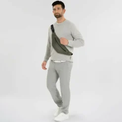 Leonhard Heyden Den Haag Gürteltasche Leder 27 cm