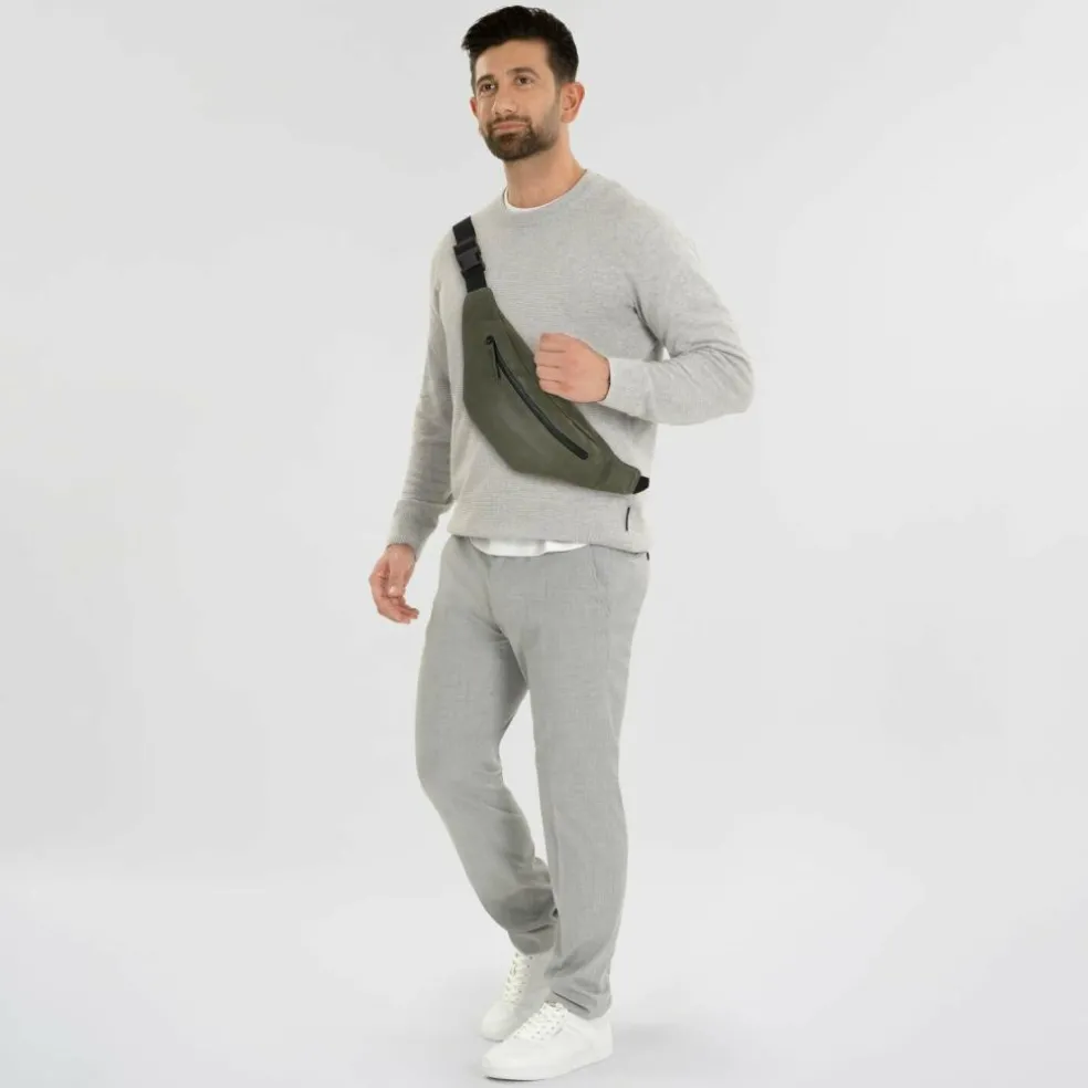 Leonhard Heyden Den Haag Gürteltasche Leder 27 cm