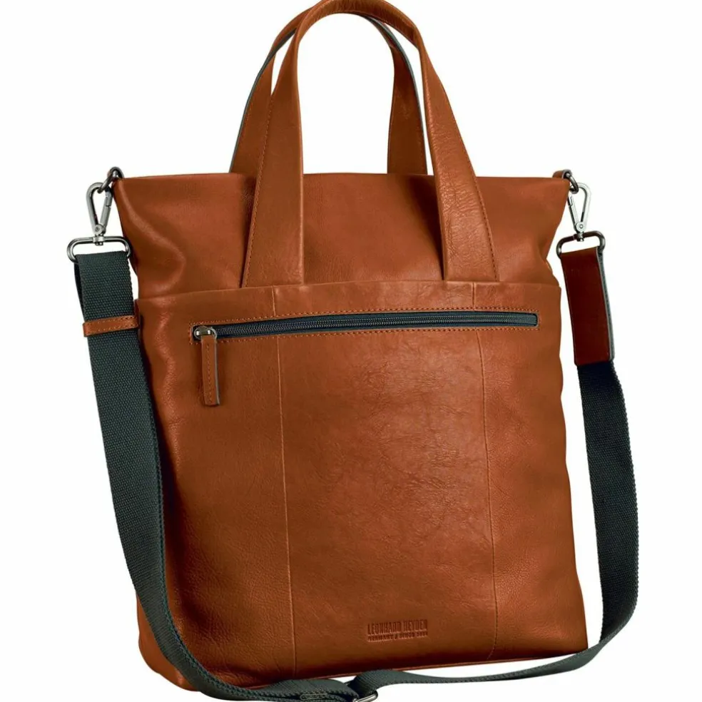 Leonhard Heyden Hamburg Handtasche Leder 32 cm