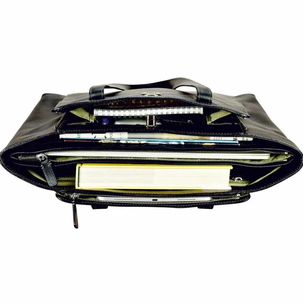 Leonhard Heyden Nizza Shopper Tasche Leder 40 cm