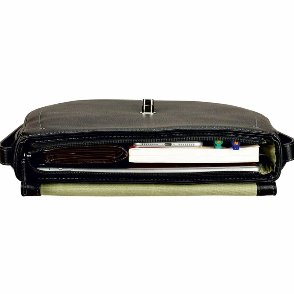 Leonhard Heyden Nizza Umhängetasche Leder 29 cm