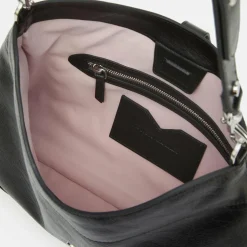 LES VISIONNAIRES Elisa Rivet Umhängetasche Leder 40 cm