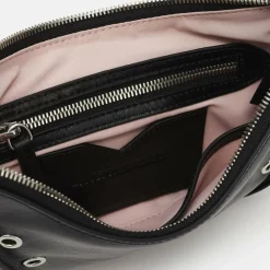 LES VISIONNAIRES Enya Mini Rivet Schultertasche Leder 27 cm