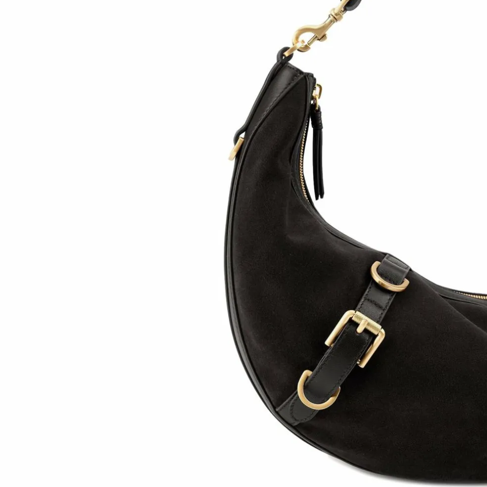 LES VISIONNAIRES Enya Schultertasche Leder 46 cm