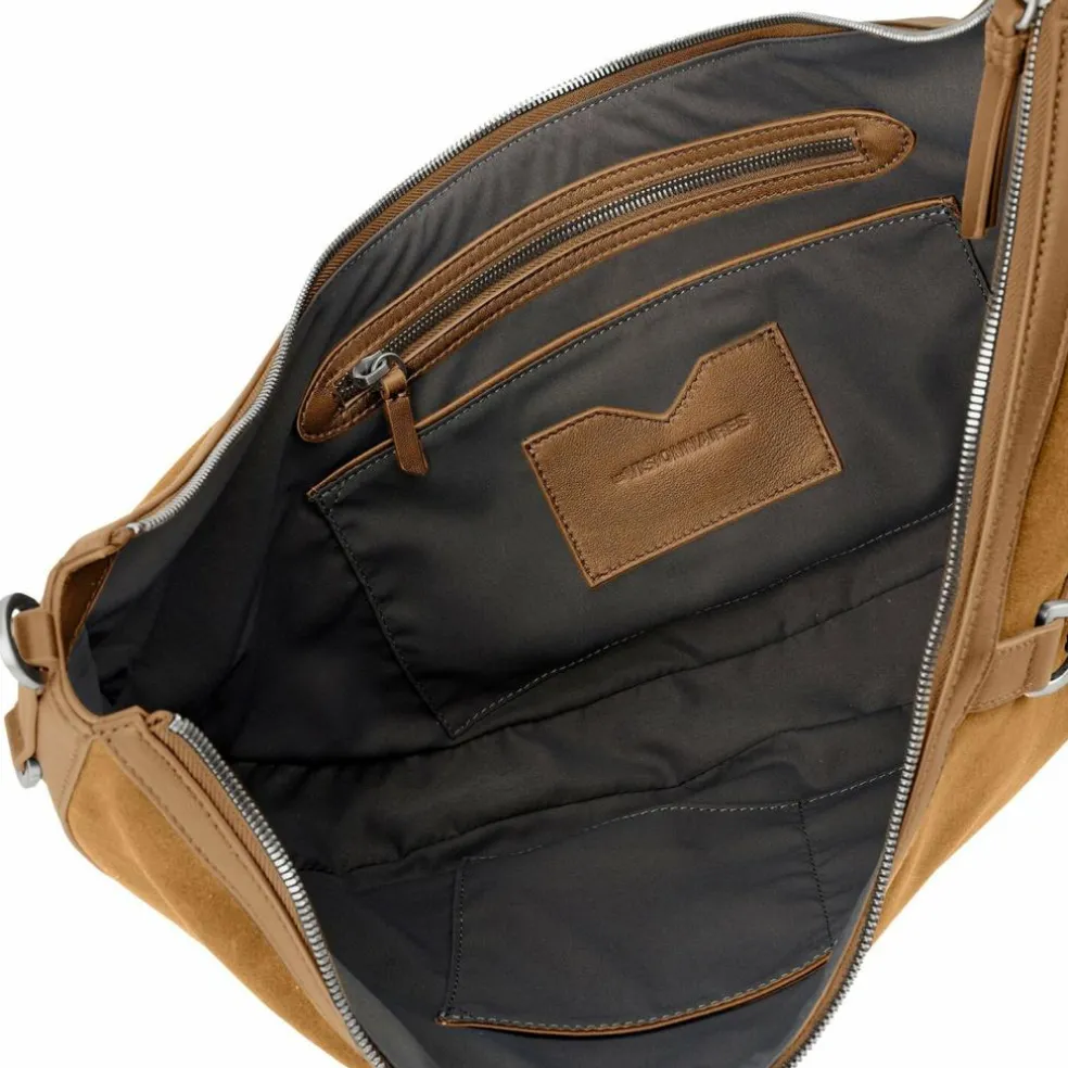 LES VISIONNAIRES Enya Schultertasche Leder 46 cm