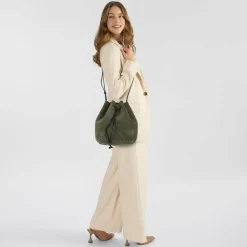 Liebeskind Monogram Beuteltasche Leder 35 cm