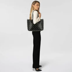 Liebeskind Monogram Schultertasche Leder 47 cm