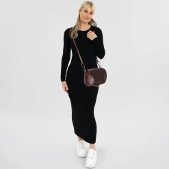 Mika Bonny Umhängetasche Leder 23 cm