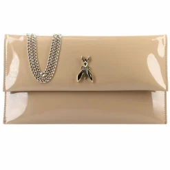 Patrizia Pepe Fly Clutch Tasche Leder 27 cm