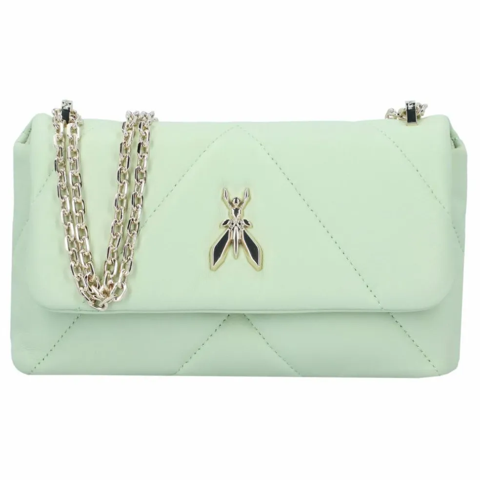 Patrizia Pepe Fly Padded Umhängetasche Leder 25 cm