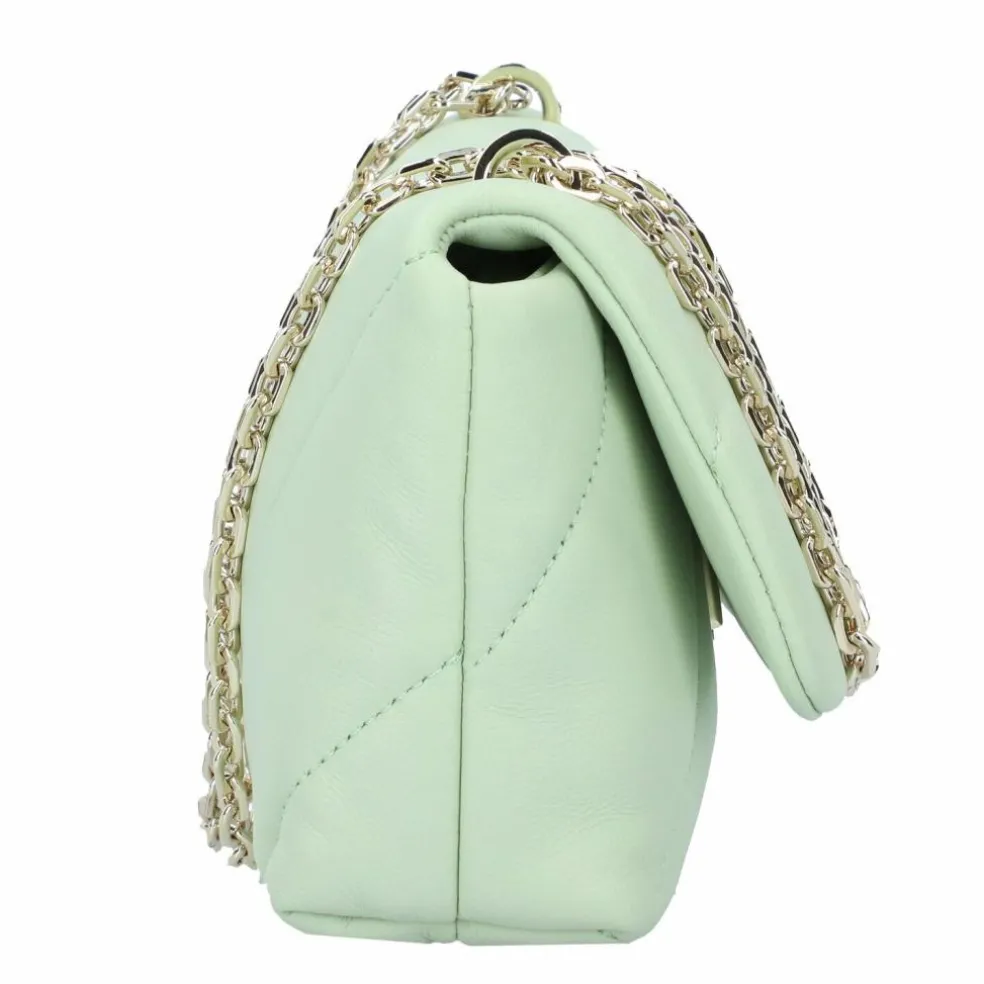 Patrizia Pepe Fly Padded Umhängetasche Leder 25 cm