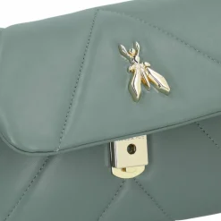 Patrizia Pepe Fly Padded Umhängetasche Leder 25 cm