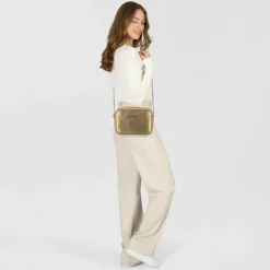 Patrizia Pepe Fly Umhängetasche Leder 19 cm