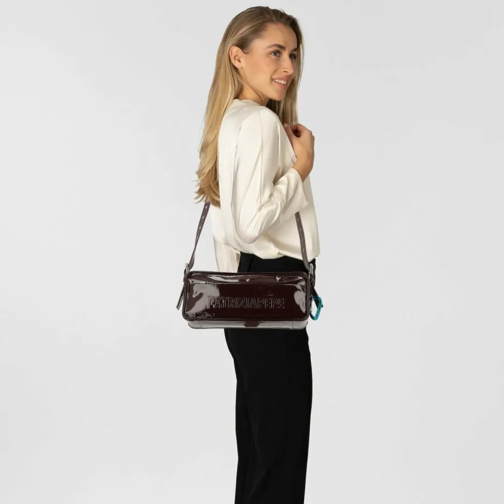 Patrizia Pepe Schultertasche Leder 35 cm