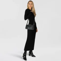 Patrizia Pepe Schultertasche Leder 24 cm