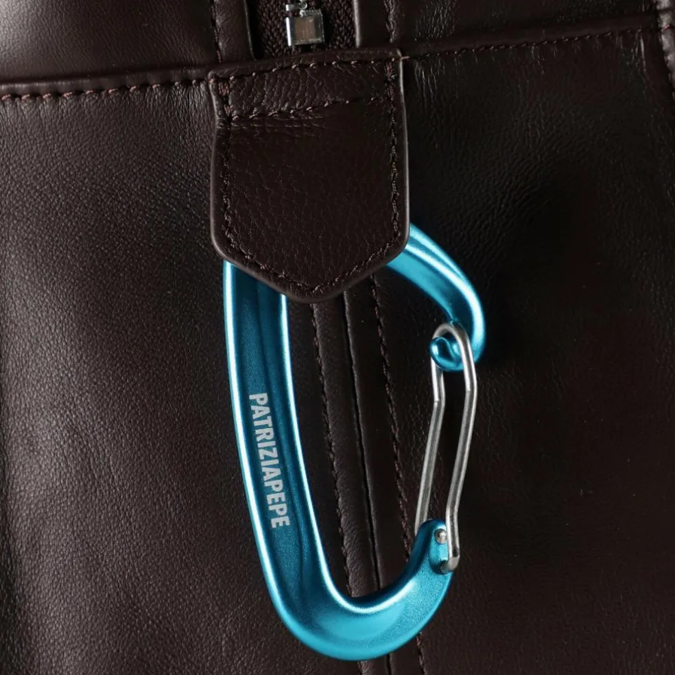 Patrizia Pepe Schultertasche Leder 34 cm