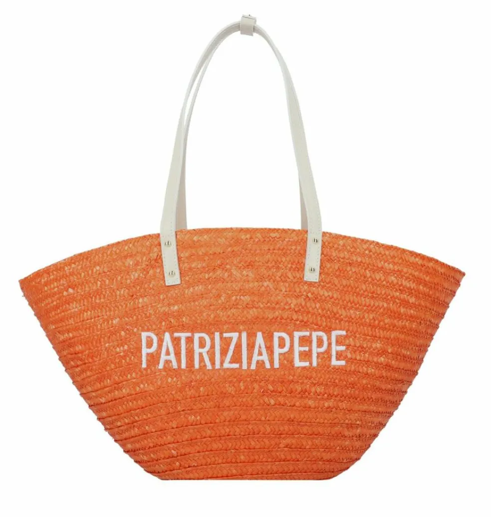 Patrizia Pepe Summer Straw Shopper Tasche 51 cm