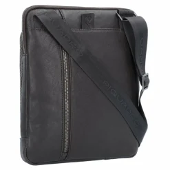 Piquadro Black Square Umhängetasche Leder 24 cm