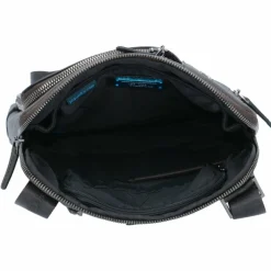 Piquadro Black Square Umhängetasche Leder 24 cm
