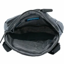 Piquadro Black Square Umhängetasche Leder 23 cm