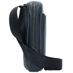 Piquadro Black Square Umhängetasche Leder 17 cm