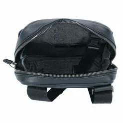 Piquadro Black Square Umhängetasche Leder 17 cm