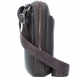 Piquadro Black Square Umhängetasche Leder 17 cm