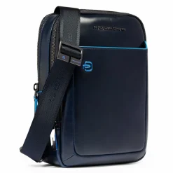 Piquadro Blue Square Mini Bag Umhängetasche Leder 17 cm