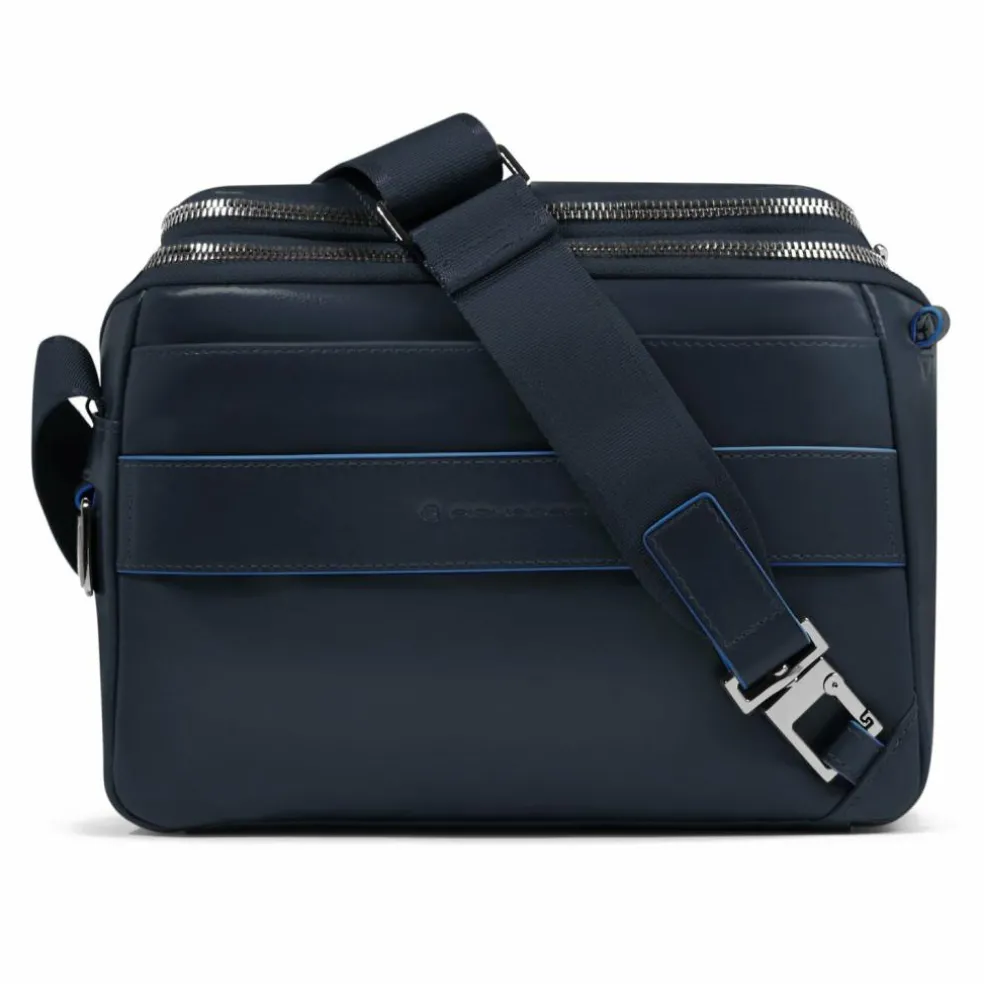 Piquadro Blue Square Umhängetasche Leder 27 cm