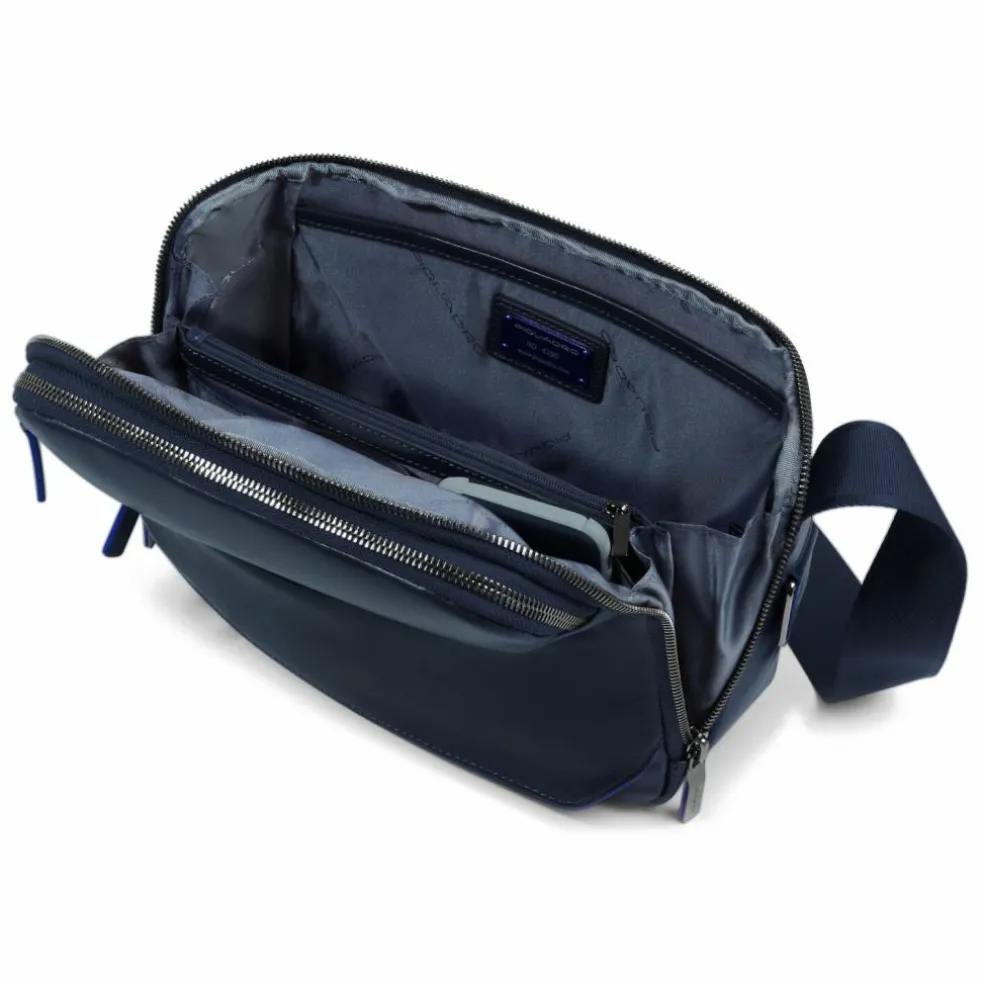 Piquadro Blue Square Umhängetasche Leder 27 cm