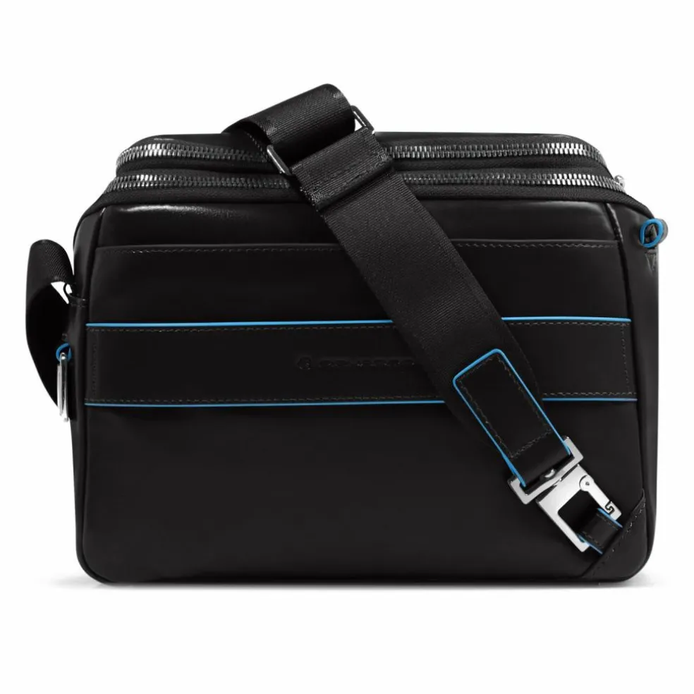 Piquadro Blue Square Umhängetasche Leder 27 cm