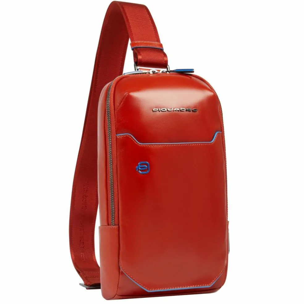 Piquadro Blue Square Umhängetasche Leder 28 cm