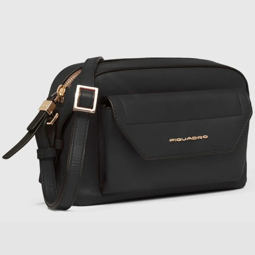 Piquadro Circle Umhängetasche Leder 23 cm