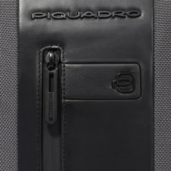 Piquadro iPad mini pocket crossbody bag in recycled fabric