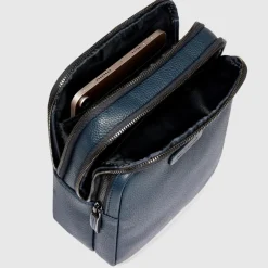 Piquadro Modus Special Umhängetasche Leder 19 cm