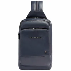 Piquadro Monospalla Umhängetasche Leder 31 cm