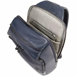 Piquadro Monospalla Umhängetasche Leder 31 cm