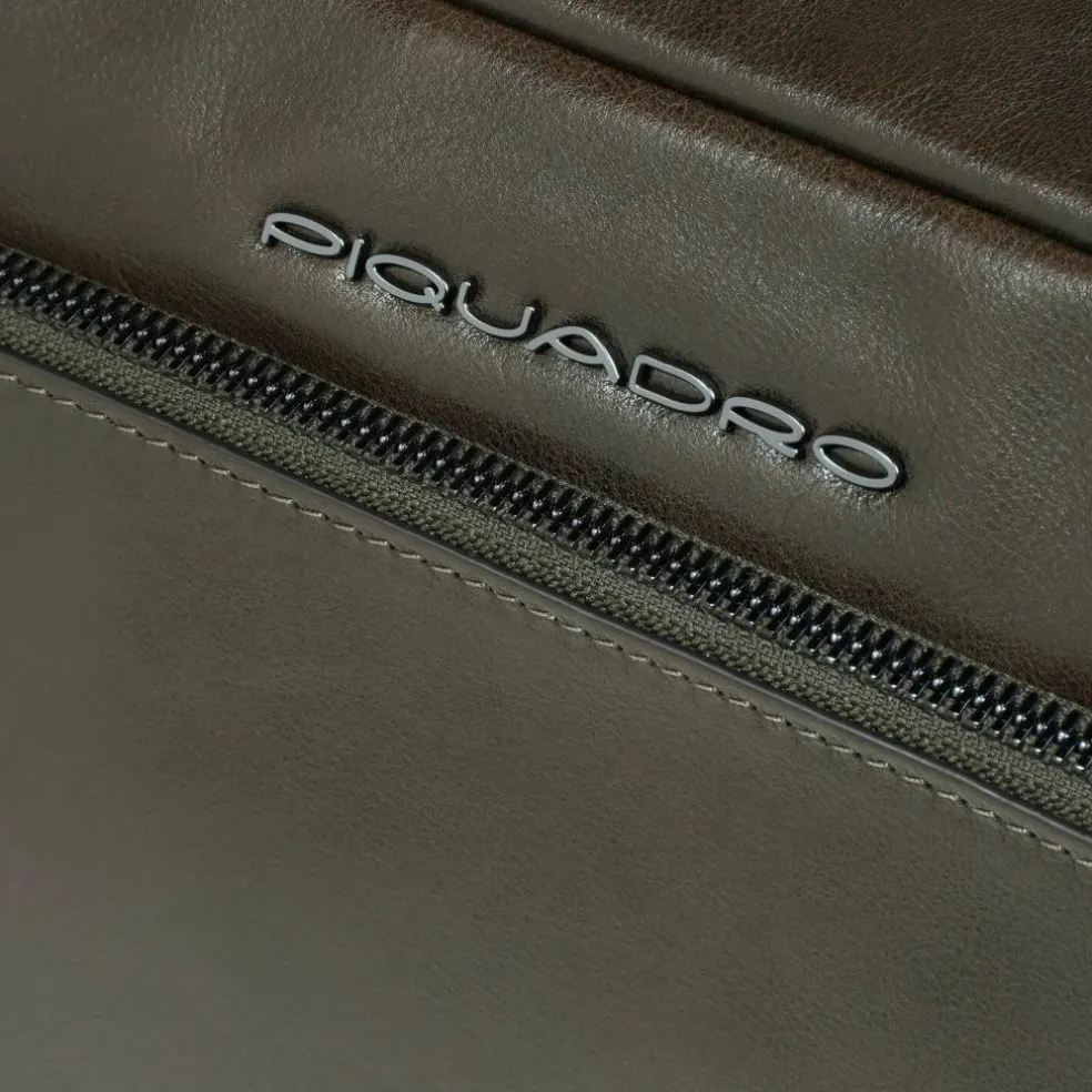 Piquadro Philip Umhängetasche Leder 27 cm
