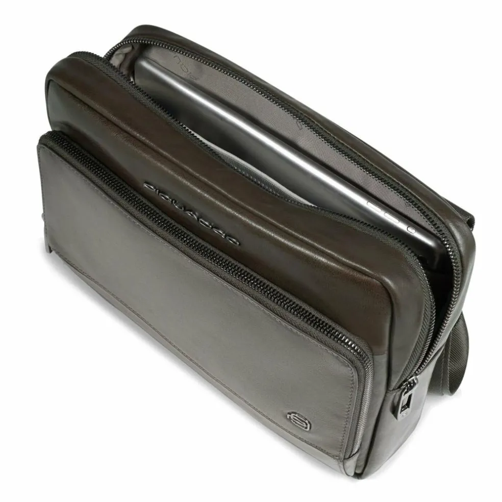 Piquadro Philip Umhängetasche Leder 27 cm