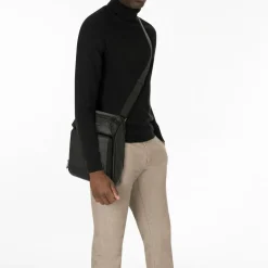 Piquadro Philip Umhängetasche Leder 27 cm