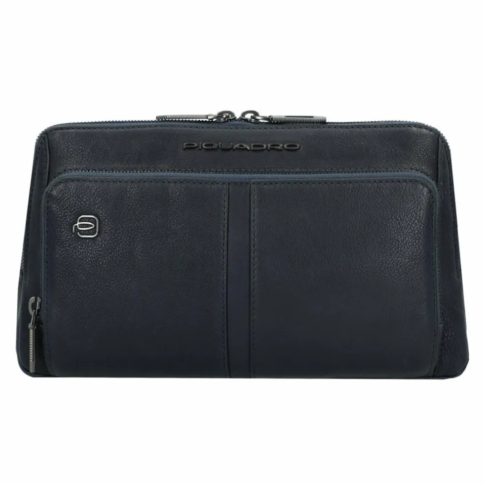 Piquadro Wollem Gürteltasche RFID Schutz Leder 27 cm