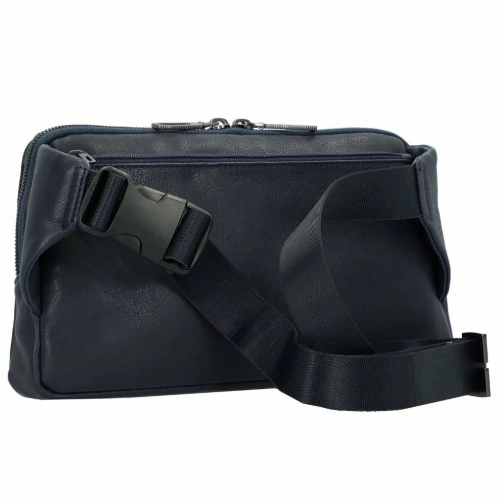 Piquadro Wollem Gürteltasche RFID Schutz Leder 27 cm