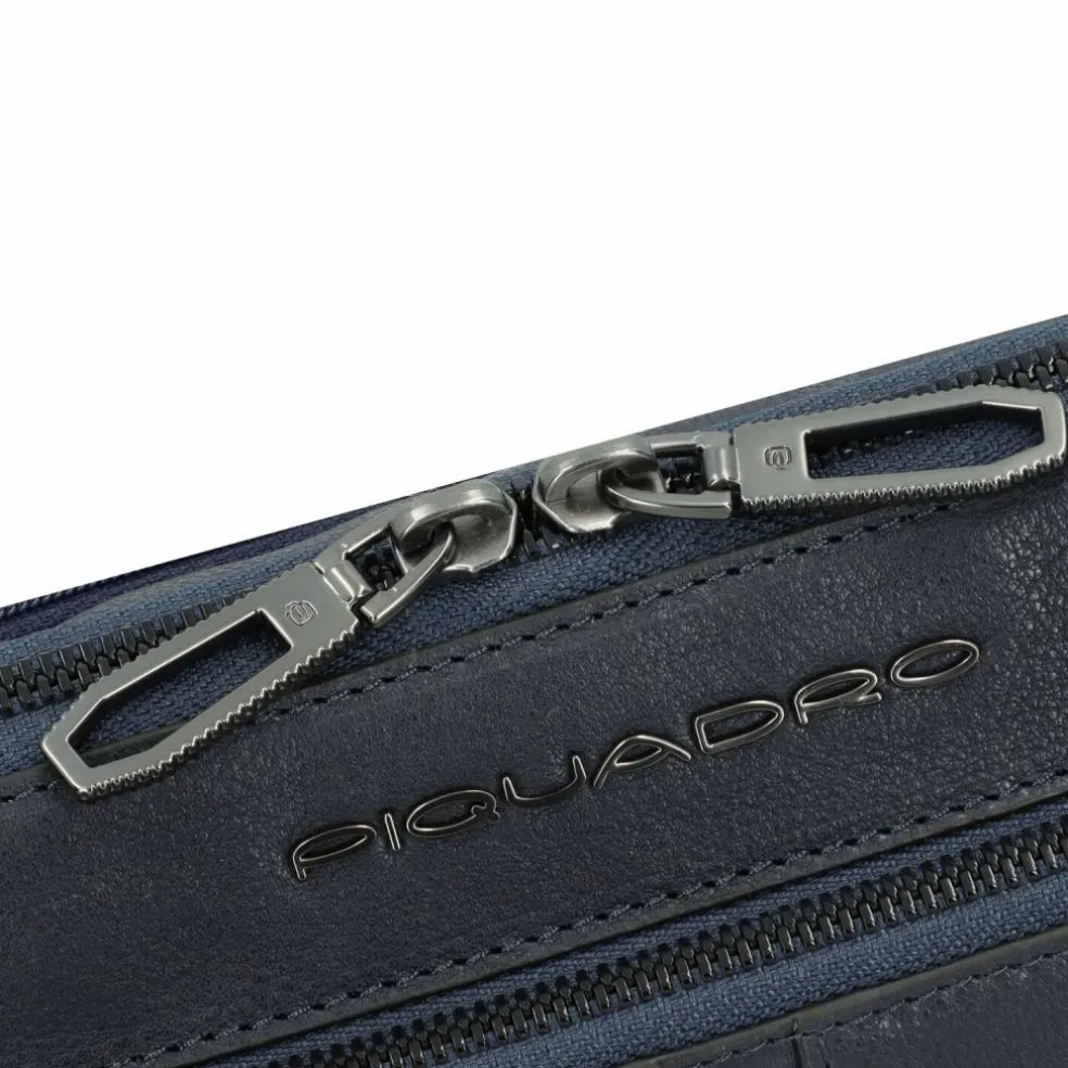 Piquadro Wollem Gürteltasche RFID Schutz Leder 27 cm