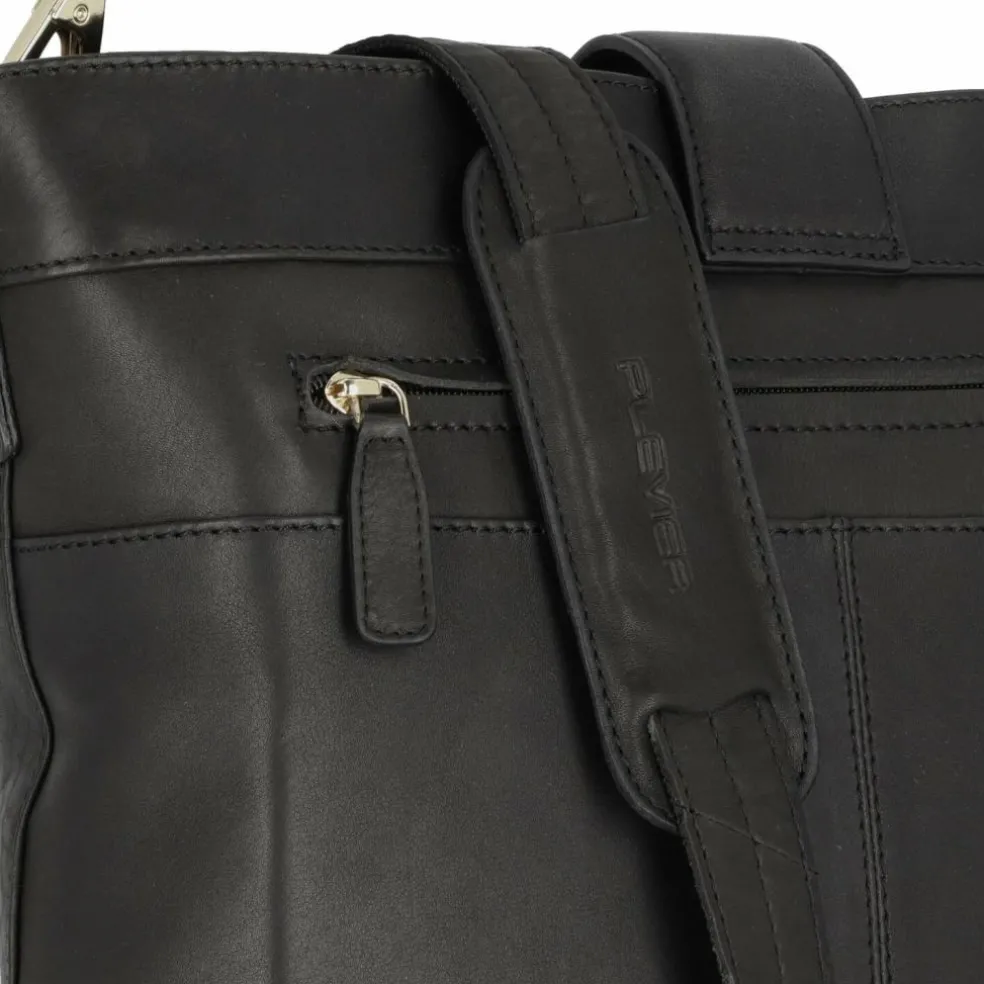 Plevier Bow Schultertasche Leder 30 cm Laptopfach
