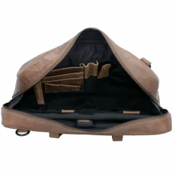 Plevier Pure Schultertasche Leder 43 cm Laptopfach