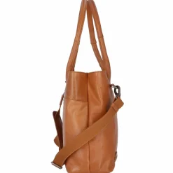 Plevier Rock Amber Schultertasche Leder 43 cm Laptopfach
