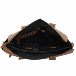 Plevier Rock Copal Schultertasche Leder 44 cm Laptopfach